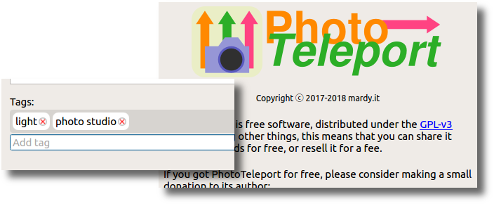 PhotoTeleport version 0.2